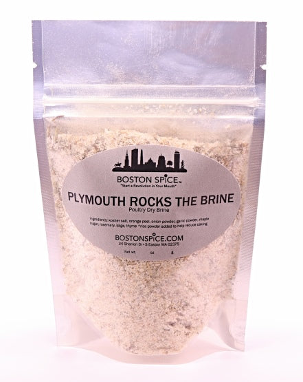 Poultry dry brine seasoning by Boston Spice for turkey, chicken, duck, and quail