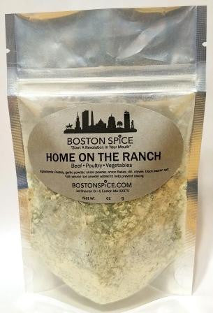 Ranch seasoning blend by Boston Spice for dips, chicken, vegetables, and popcorn