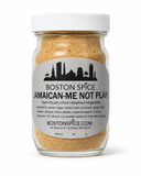 Caribbean jerk seasoning by Boston Spice for chicken, pork, ribs, stews, and plantains