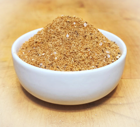Pork and poultry seasoning by Boston Spice with maple flavor for chicken ribs and vegetables