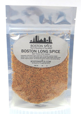 Barbecue rub by Boston Spice for beef, pork, poultry, and grilling