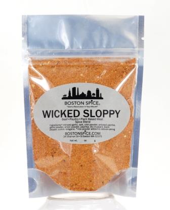 Sloppy Joe seasoning mix by Boston Spice for beef chicken turkey pork, pasta sauce, and ribs
