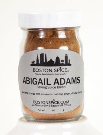 Abigail Adams Baking spice blend by Boston Spice for pies cookies cakes and traditional desserts