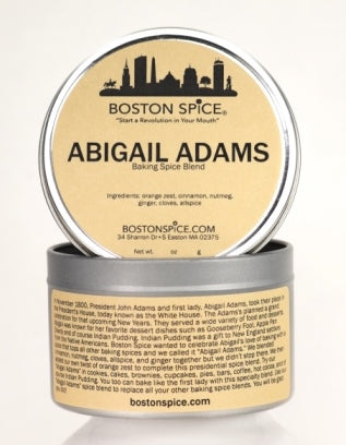 Abigail Adams Baking spice blend by Boston Spice for pies cookies cakes and traditional desserts